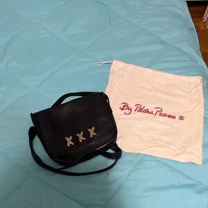 Paloma Picasso  Vintage Black  Bag with Gold Accents